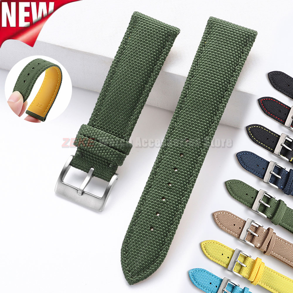 Leather Strap Quick Release - Correa de reloj impermeable de lona