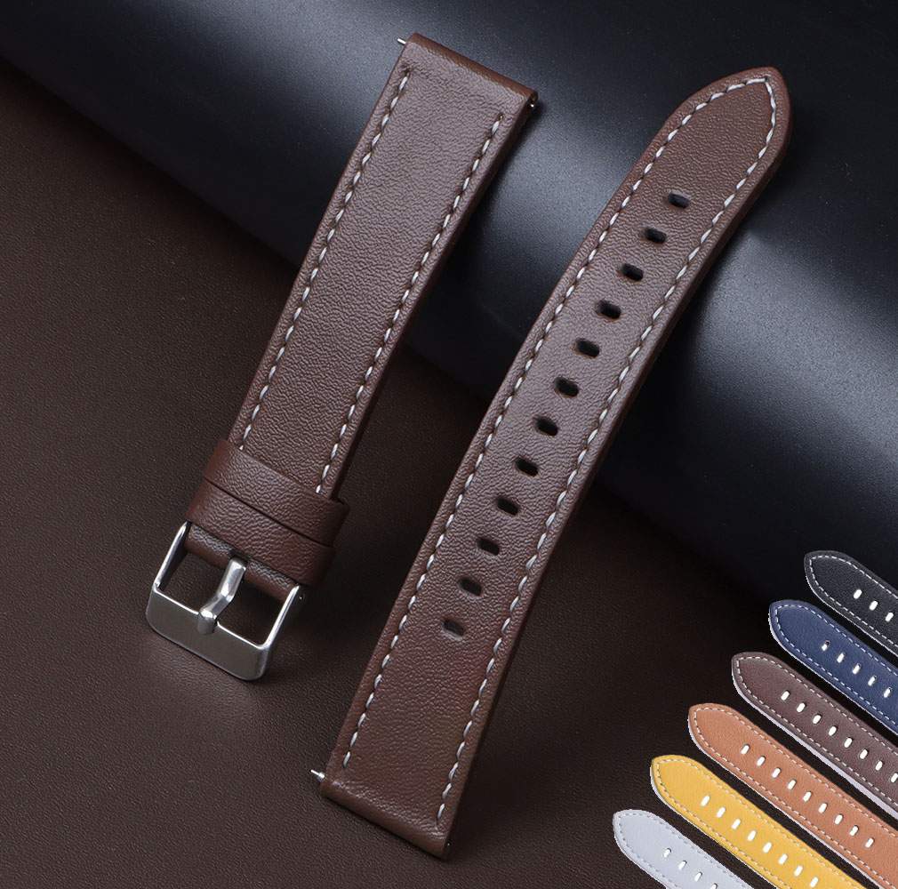 Leather Strap Quick Release - Correas de reloj de piel de