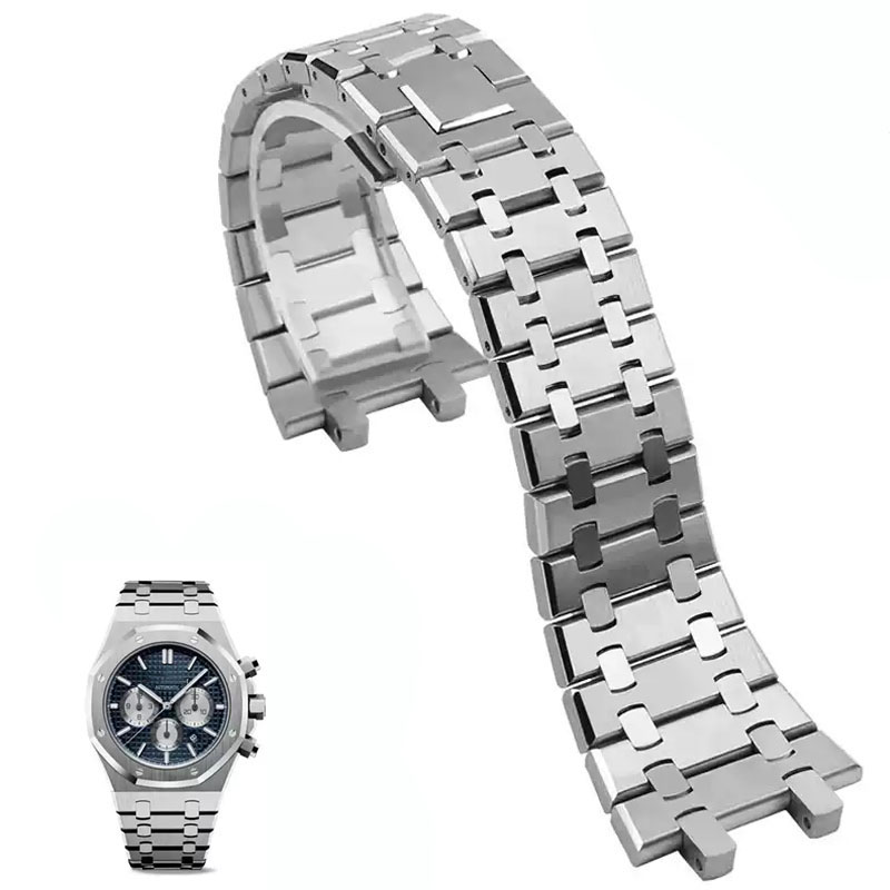 Audemars Piguet Watch Royal Oak - Correa de reloj de acero inoxidable