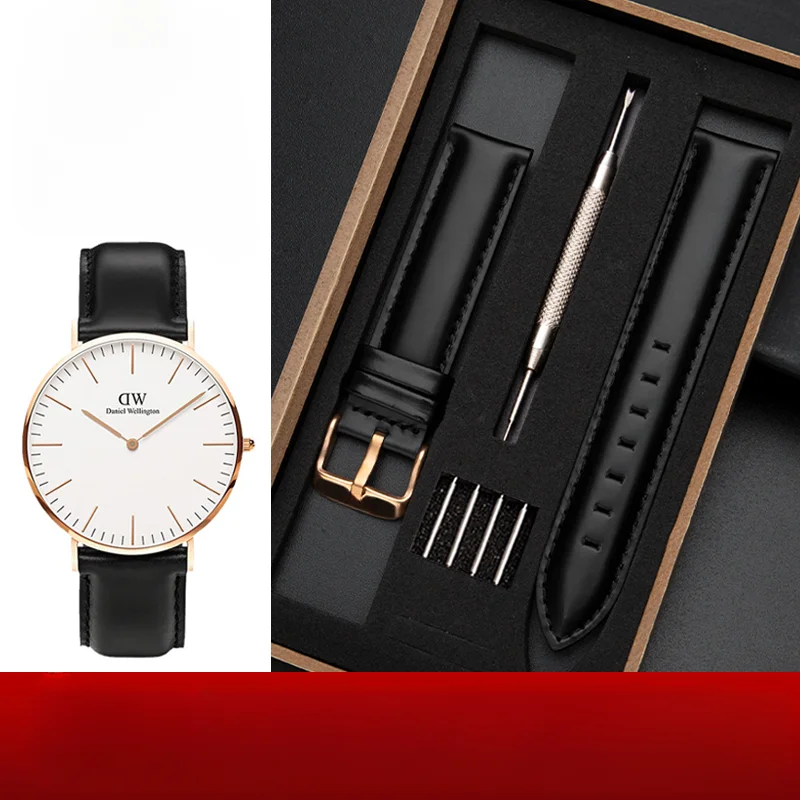 Leather Strap Quick Release - Correas de reloj con patrón de