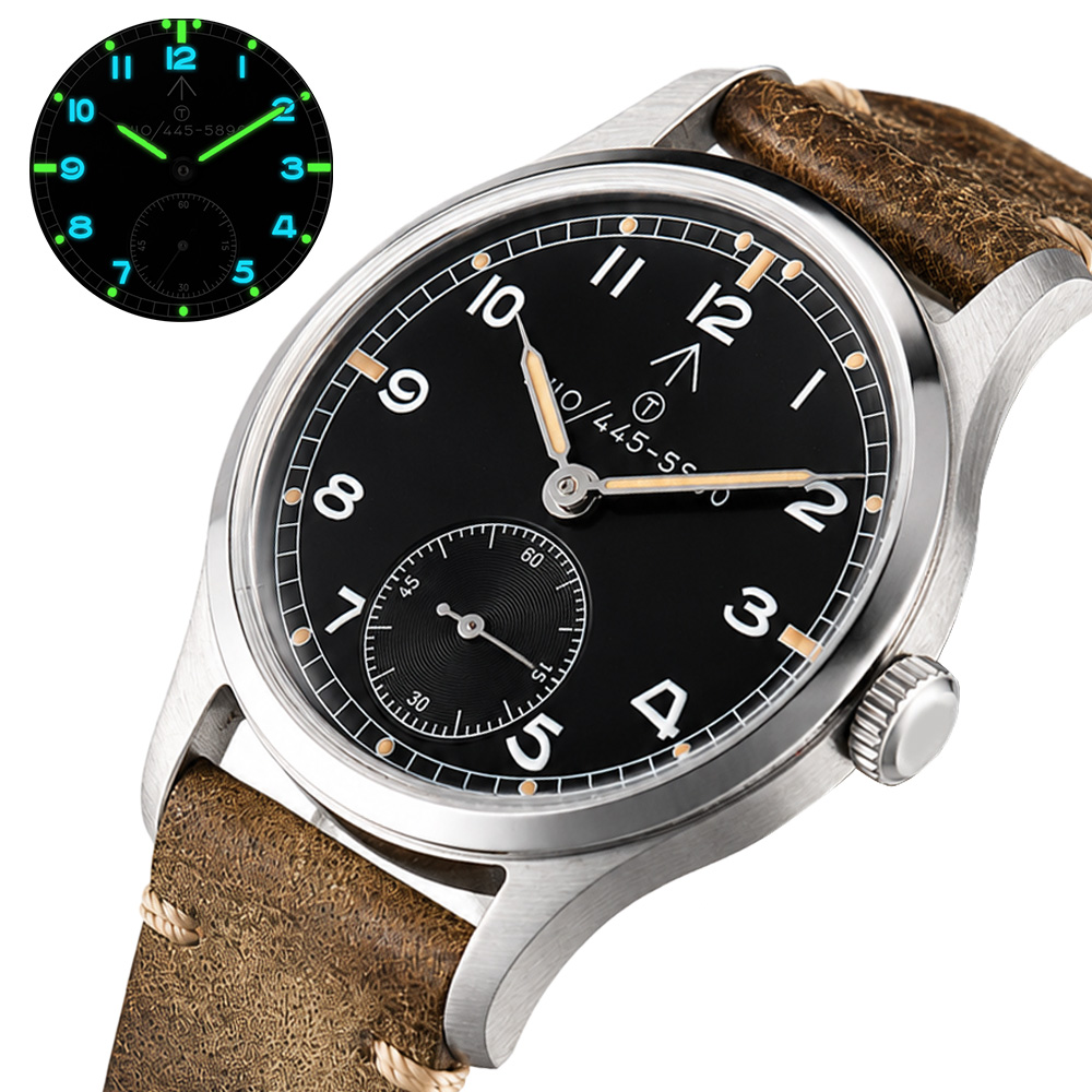 Tropic Strap Vintage - HRUODLAND Reloj Hombre Militar Vintage con