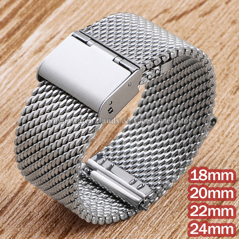 Mesh Strap Metal - Correa de acero de malla milanesa