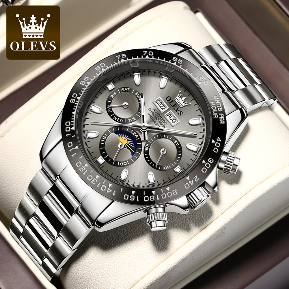Seiko Watch 5 Sports - OLEVS 6654 reloj de lujo para