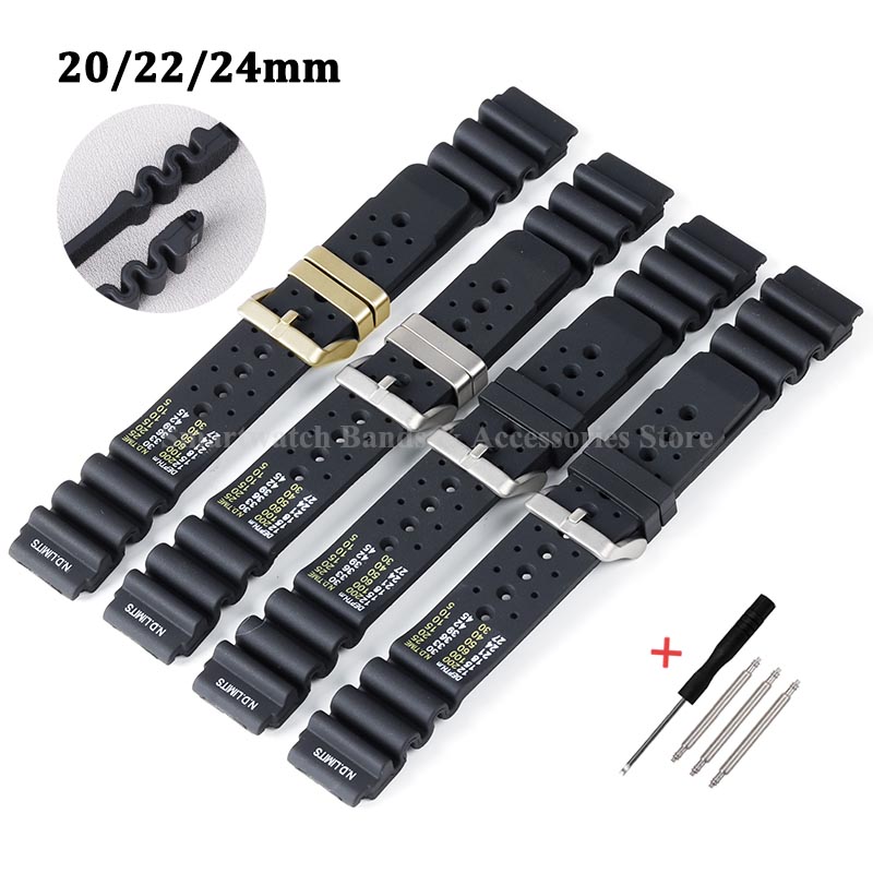 Citizen Watch Promaster - Correa de goma de silicona para