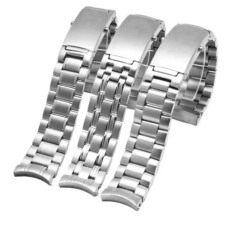 Omega Watch Seamaster - Correa de reloj de acero inoxidable