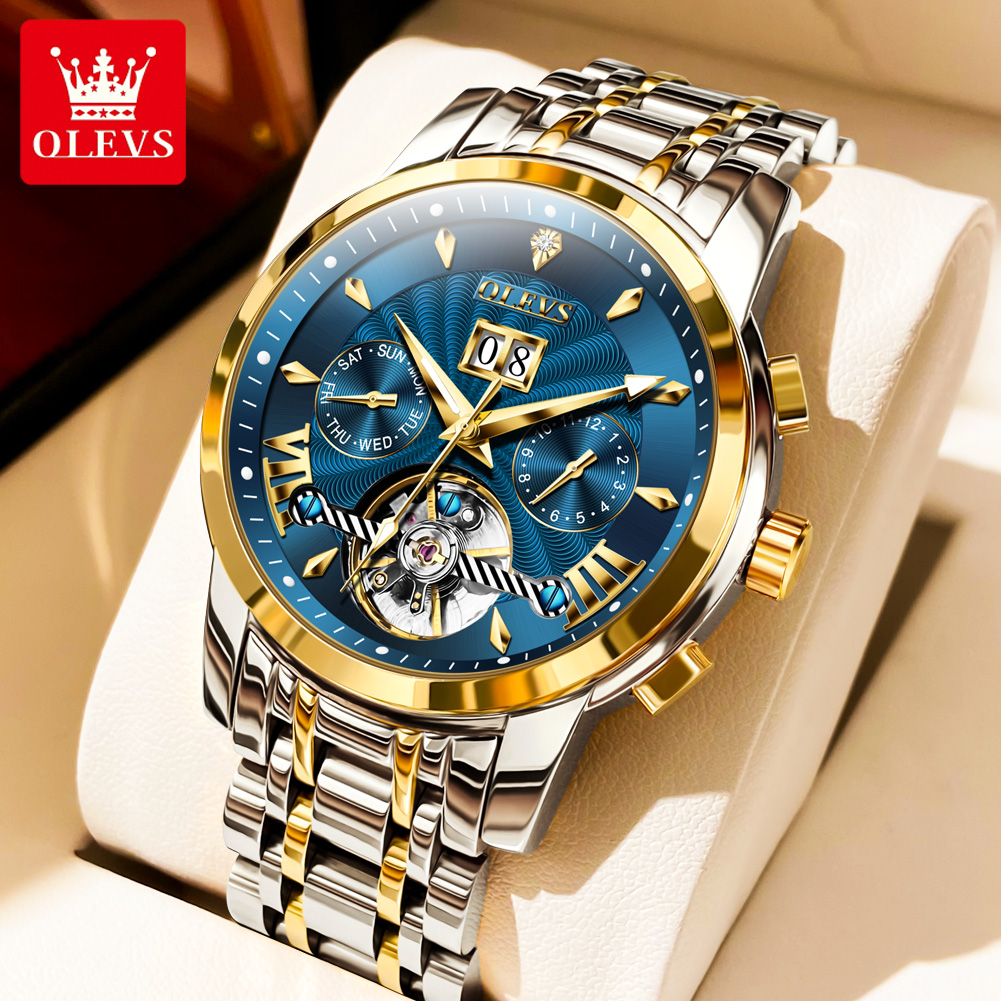 Rolex Watch Datejust - OLEVS 9965 reloj para hombre clásico