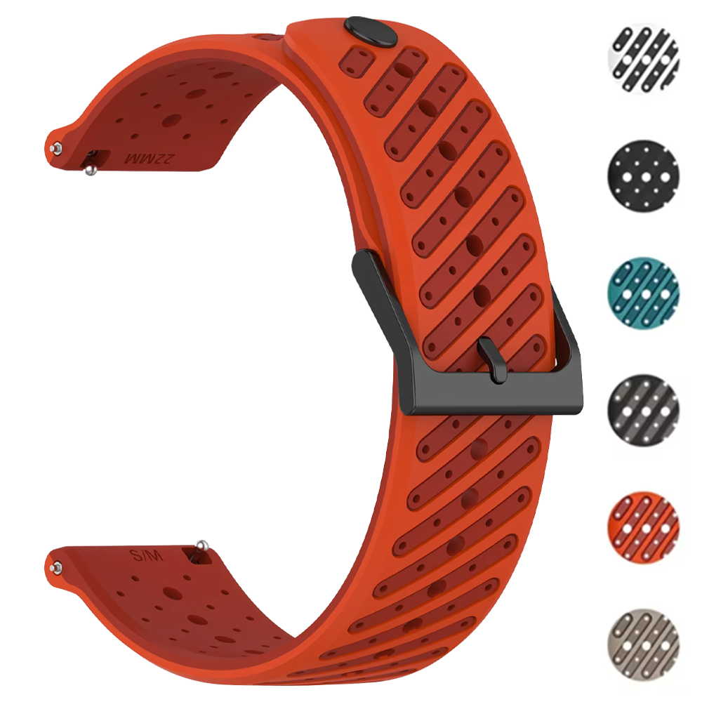 Silicone Watch Band 22Mm - Correa deportiva de silicona para Suunto