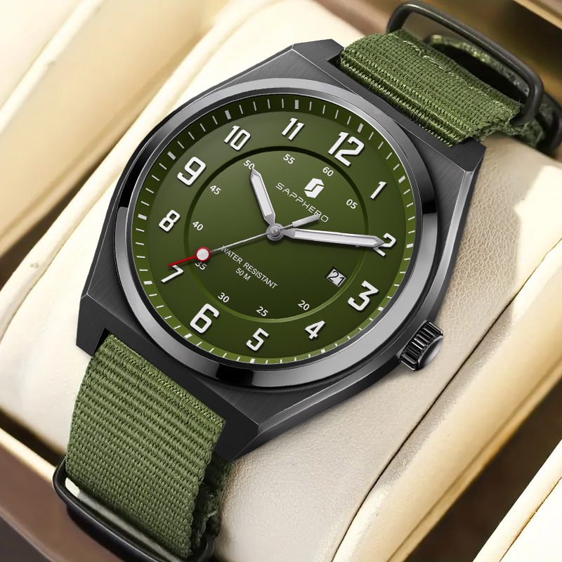 Tropic Strap Vintage - Reloj deportivo de cuarzo SAPPHERO para