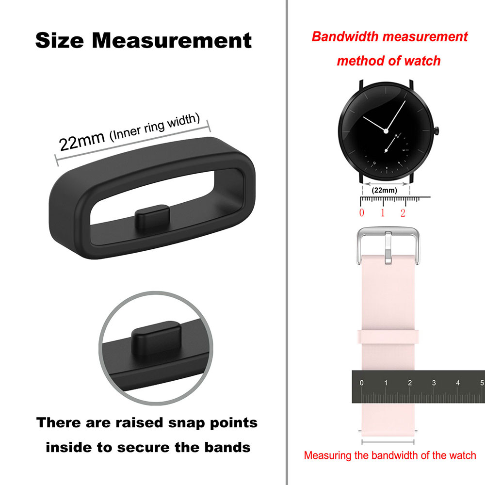 Anillo de goma para correa de  - Silicone Watch Band 22Mm reseña y precio