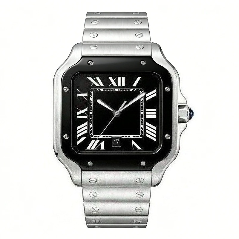 Nuevo Reloj de Cuarzo de Lujo  - Cartier Watch Santos reseña y precio