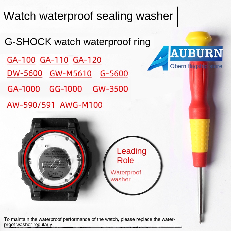 Anillo de sellado impermeable  - Casio Watch G-Shock Ga-2100 reseña y precio
