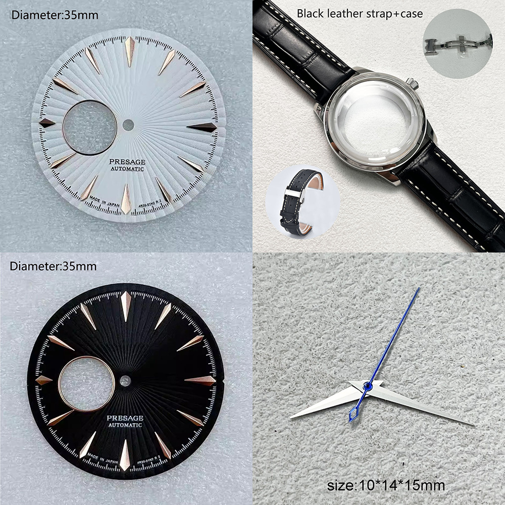 Esfera con logotipo NH38 de 35 - Seiko Watch Presage reseña y precio