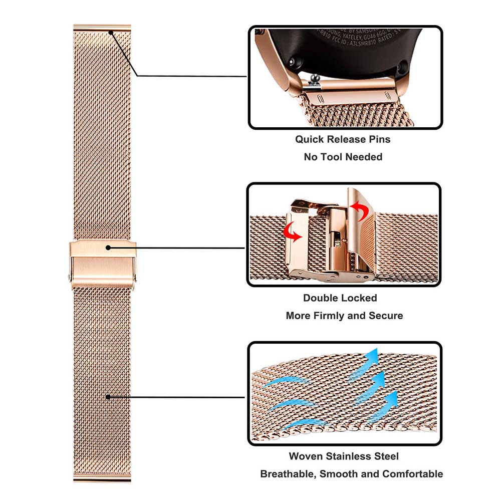 Correa de Metal para Samsung G - Mesh Strap Metal reseña y precio