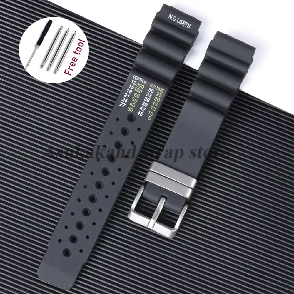 Correa de silicona para reloj  - Citizen Watch Promaster reseña y precio