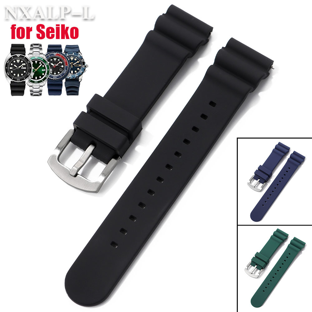 Correa de reloj de silicona de - Seiko Watch 5 Sports reseña y precio
