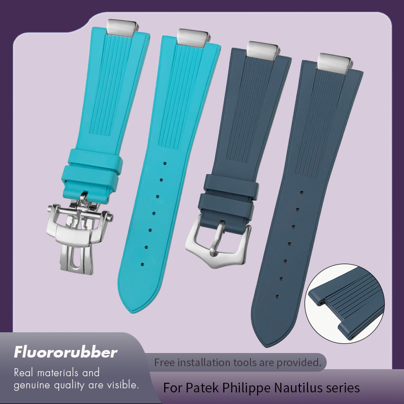 Correa de reloj de caucho fluo - Patek Philippe Watch Nautilus reseña y precio