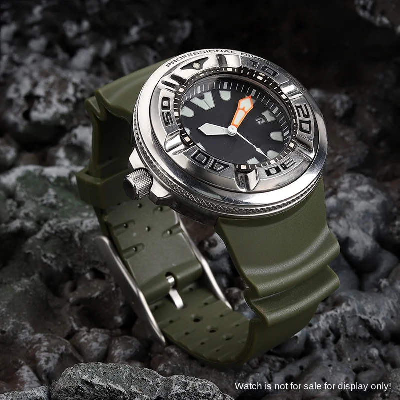 Correa de Goma con Extremos Cu - Citizen Watch Promaster reseña y precio