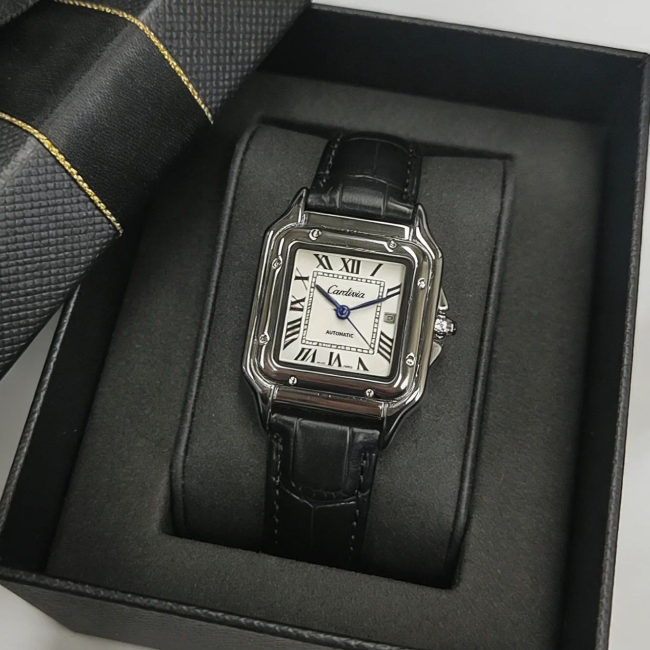 Reloj de cuarzo retro cuadrado - Cartier Watch Santos reseña y precio