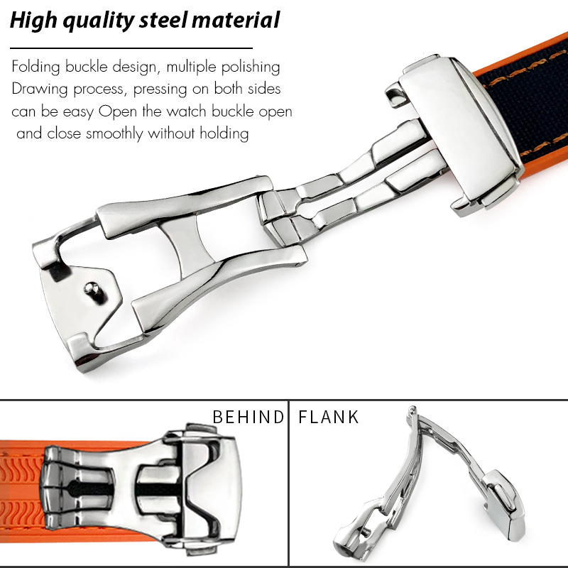 Correa de reloj de goma y nail - Omega Watch Seamaster reseña y precio
