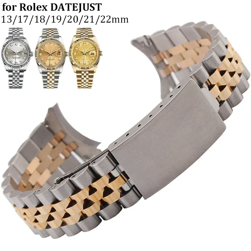 Correa de acero inoxidable par - Rolex Watch Datejust reseña y precio