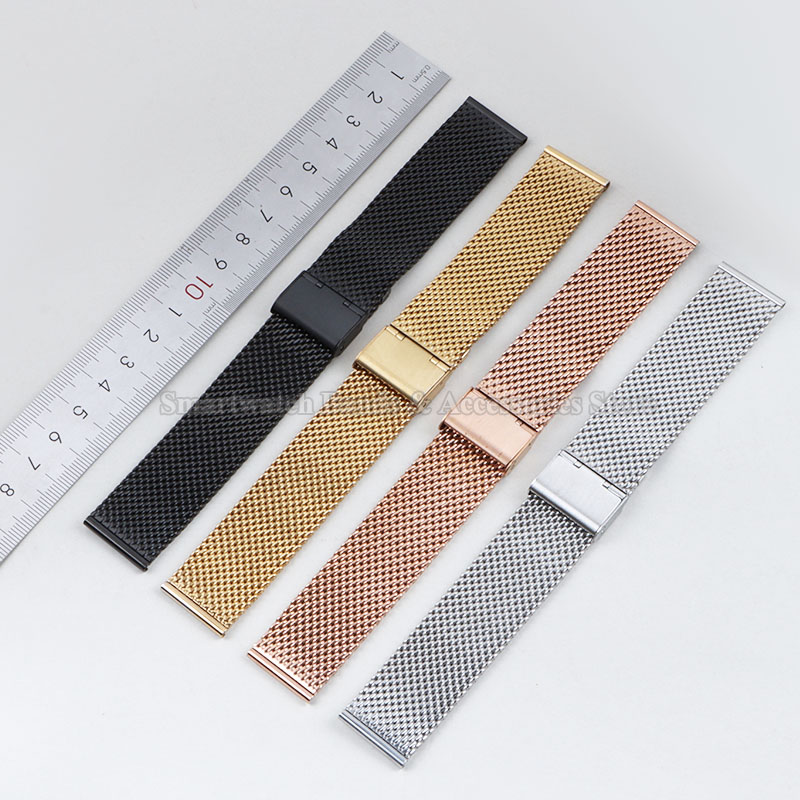 Correa de acero de malla milan - Mesh Strap Metal reseña y precio