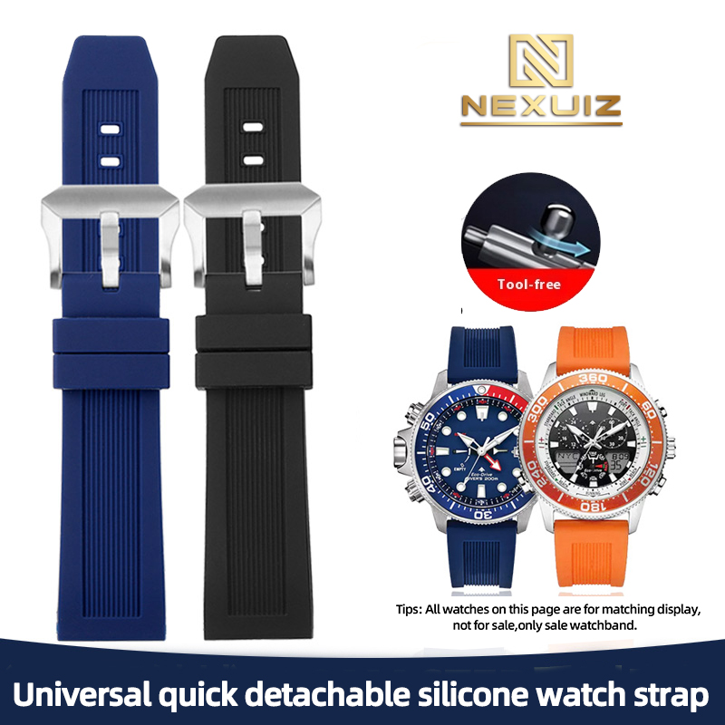 Accesorios de reloj de silicon - Citizen Watch Promaster reseña y precio