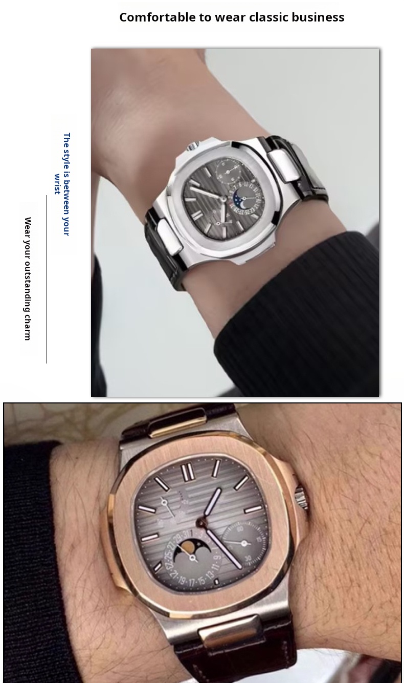 Correa de reloj de piel de coc - Patek Philippe Watch Nautilus reseña y precio
