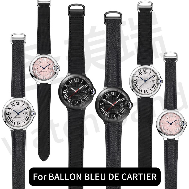Correa DE reloj DE lona DE nai - Cartier Watch Ballon Bleu reseña y precio