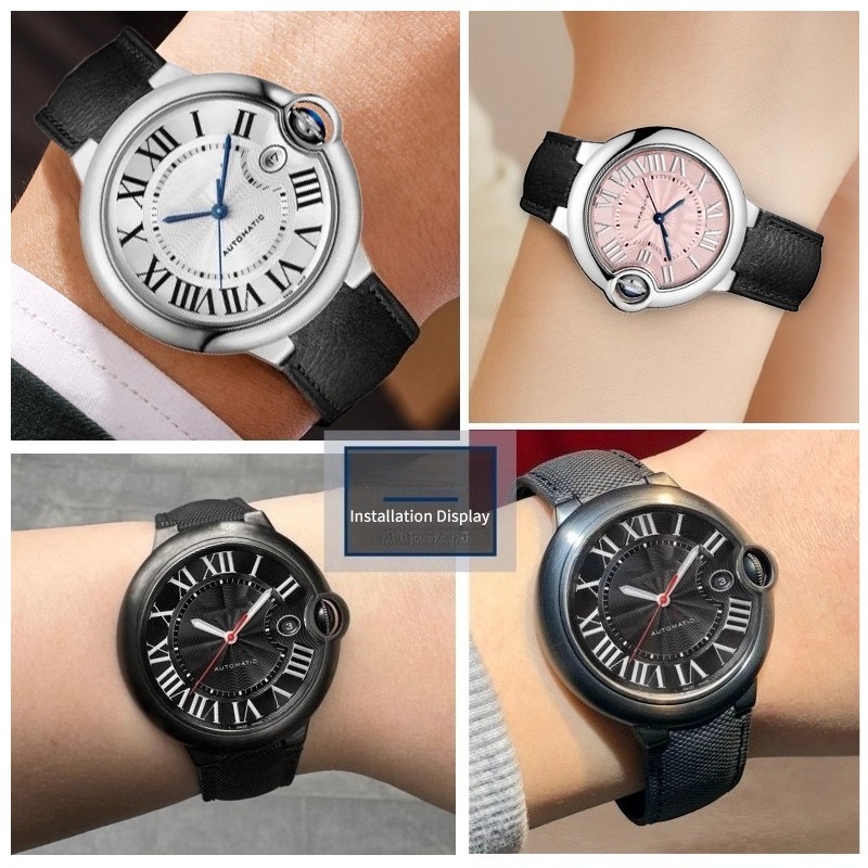 Correa DE reloj DE lona DE nai - Cartier Watch Ballon Bleu reseña y precio