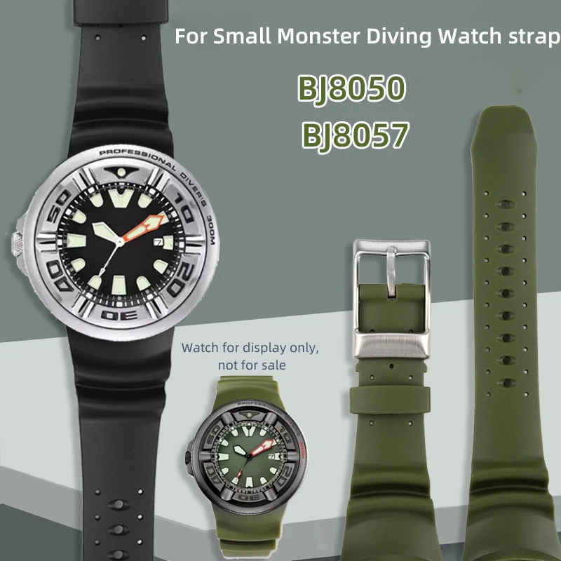 Correa de goma con extremo cur - Citizen Watch Promaster reseña y precio