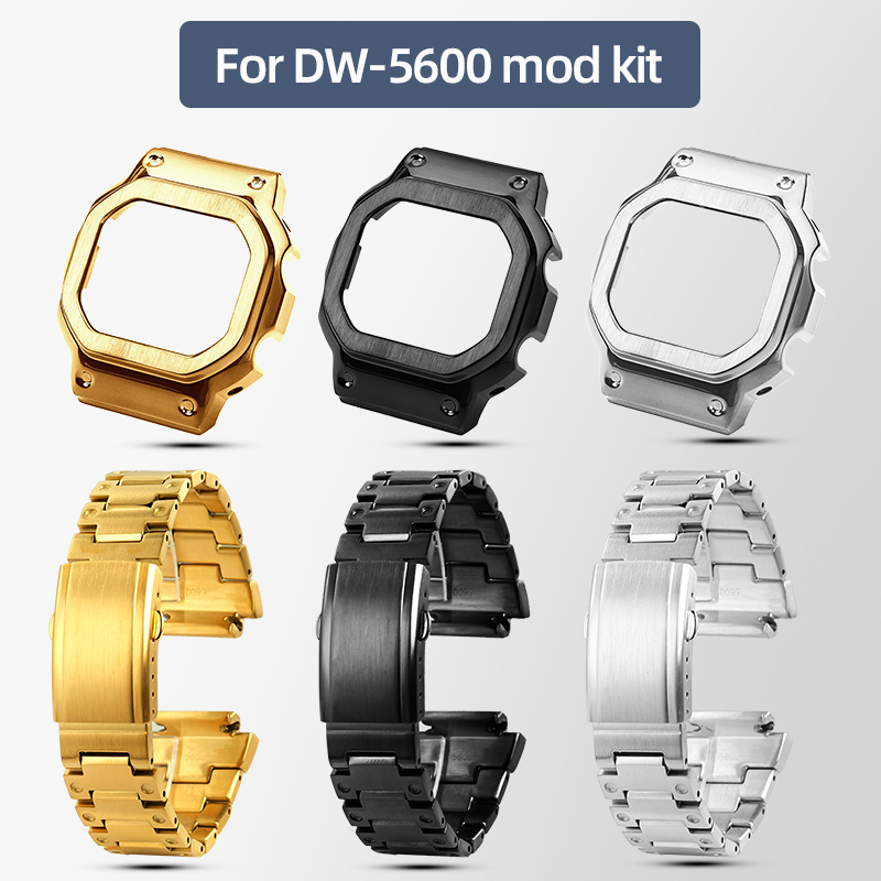 Kit de Mod de correa de caja d - Casio Watch G-Shock Dw-5600 reseña y precio