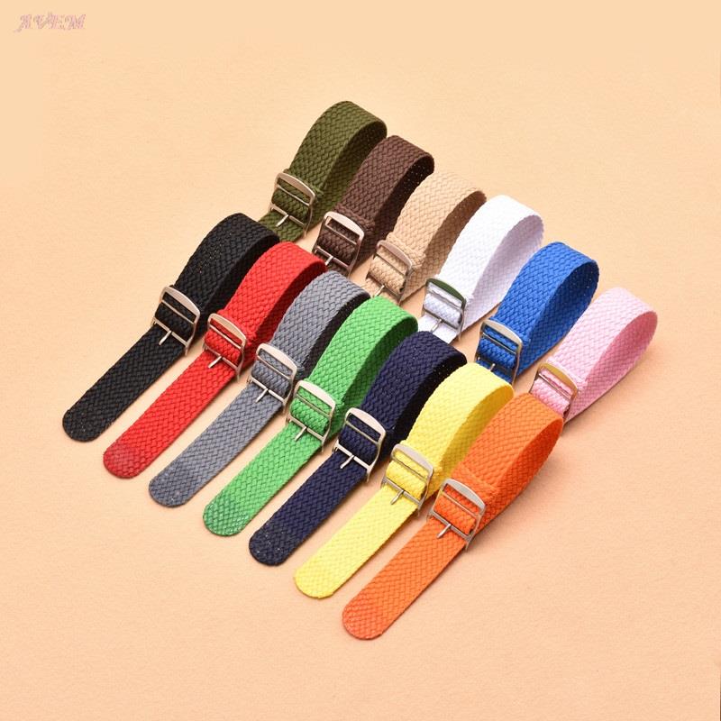 Correa de reloj deportiva de l - Perlon Strap Woven reseña y precio