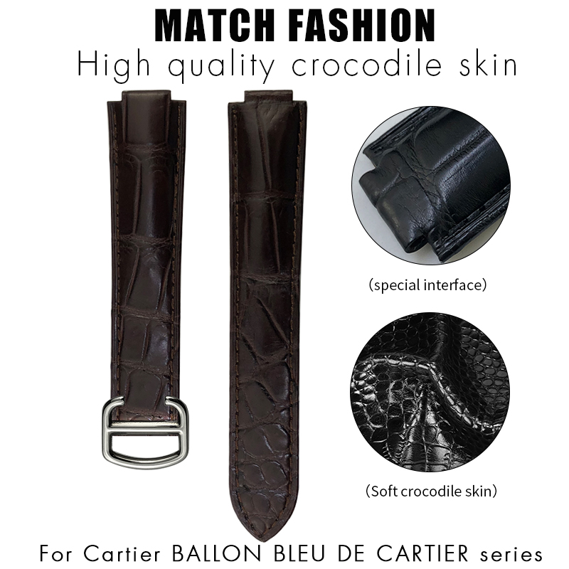 Correa DE reloj DE cuero DE co - Cartier Watch Ballon Bleu reseña y precio