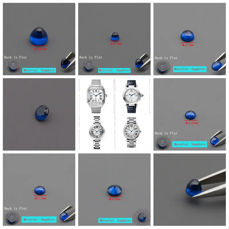 Corona de Reloj con Zafiro Azu - Cartier Watch Ballon Bleu reseña y precio