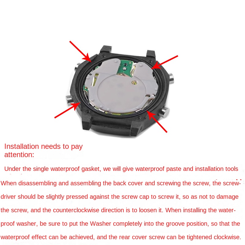 Anillo impermeable de cubierta - Casio Watch G-Shock Ga-2100 reseña y precio