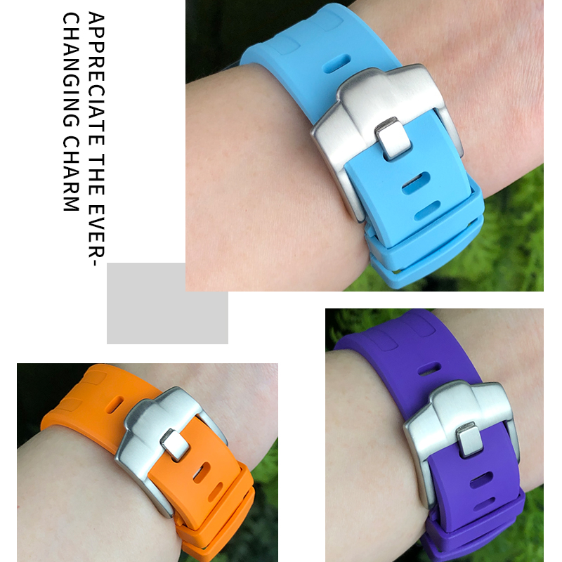 Correa de reloj de caucho fluo - Audemars Piguet Watch Royal Oak reseña y precio