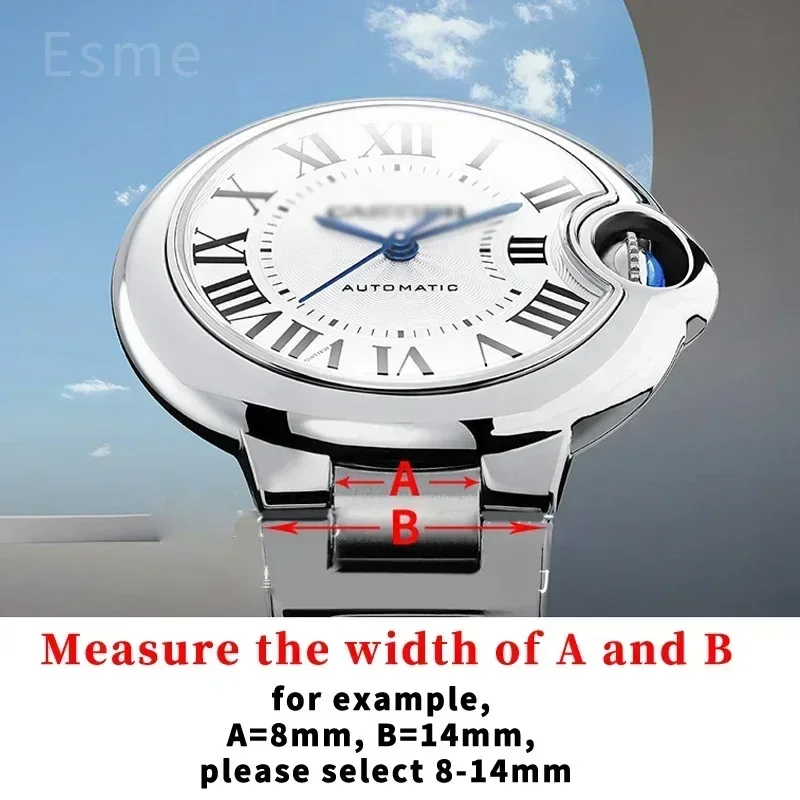 Correa de reloj de 11x18mm par - Cartier Watch Ballon Bleu reseña y precio