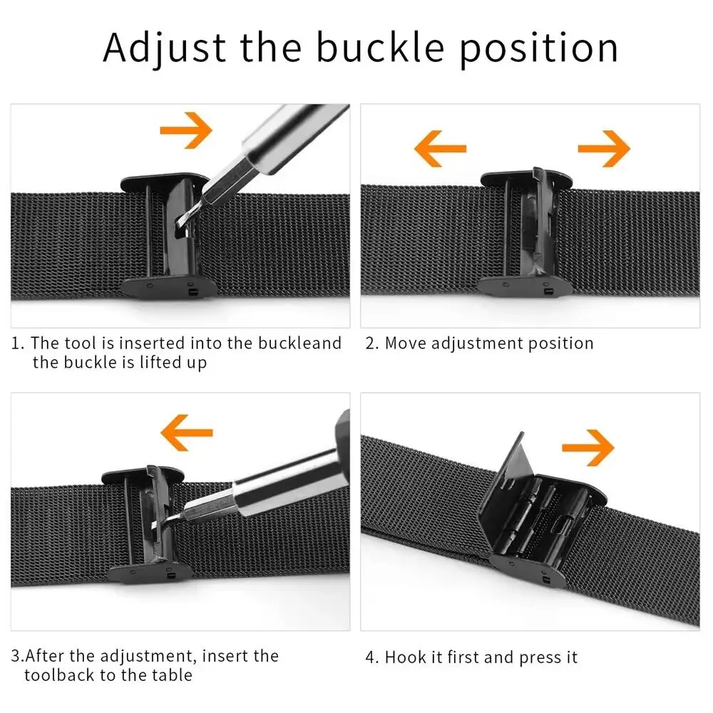 Bandas de metal para Fitbit Ve - Mesh Strap Metal reseña y precio