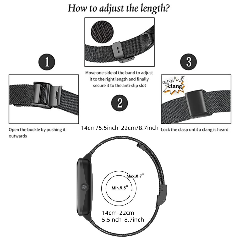 Bandas de metal para Fitbit Ve - Mesh Strap Metal reseña y precio