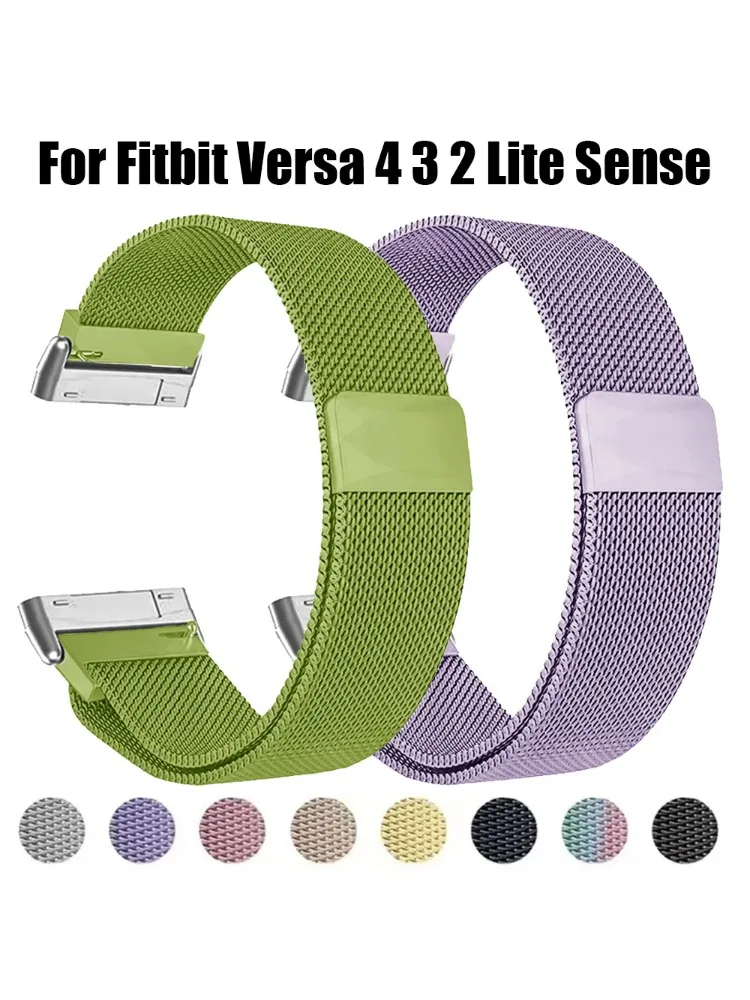 Correa de Metal para Fitbit Ve - Milanese Loop Magnetic reseña y precio