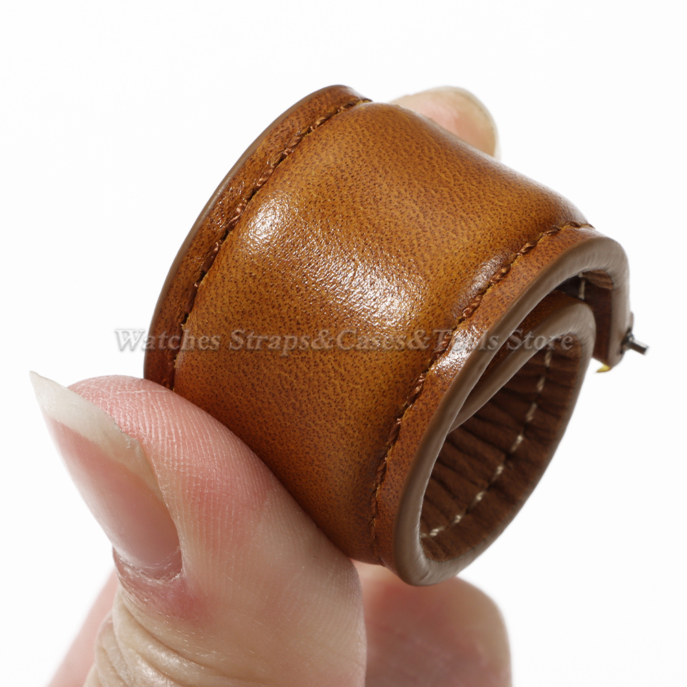 Correa de reloj de cuero genui - Leather Strap Quick Release reseña y precio
