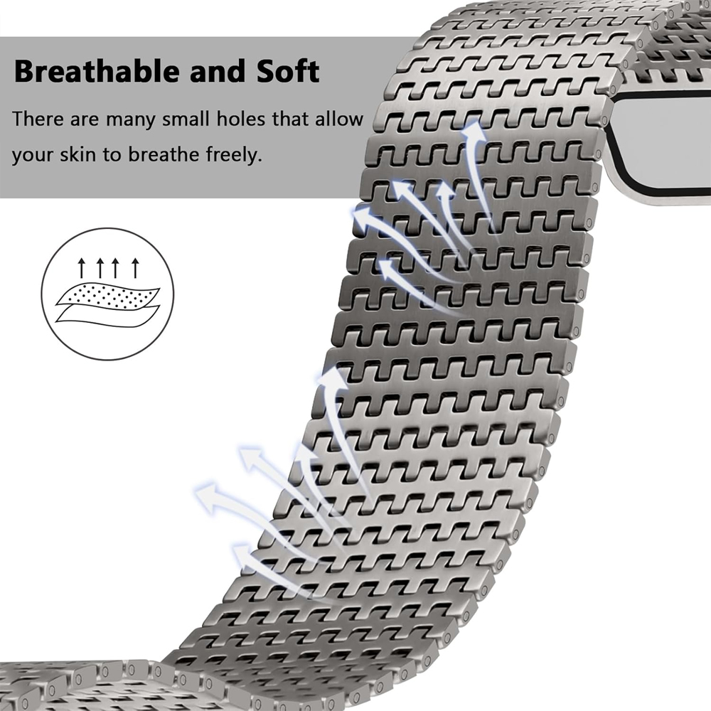 Correa de titanio para Apple W - Milanese Loop Magnetic reseña y precio