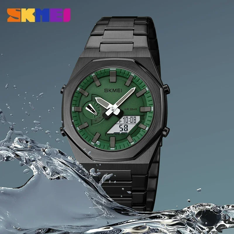 SKMEI-Reloj de pulsera deporti - Cartier Watch Santos reseña y precio