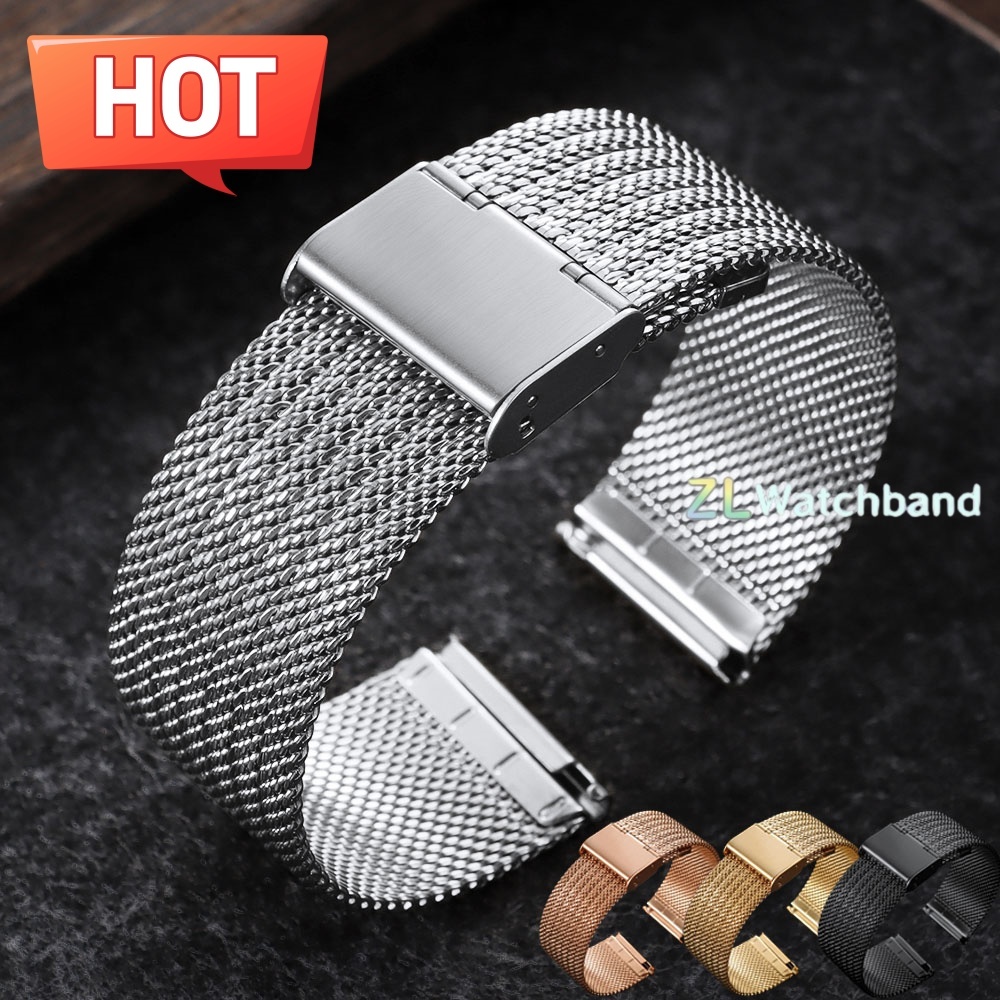 Correa de Reloj de Acero Inoxi - Mesh Strap Metal reseña y precio