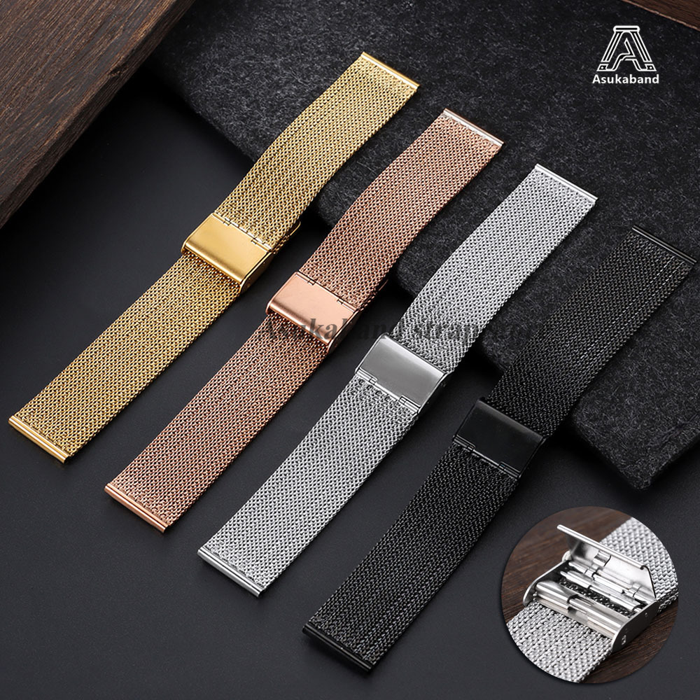 Correa de Acero Inoxidable Mil - Mesh Strap Metal reseña y precio