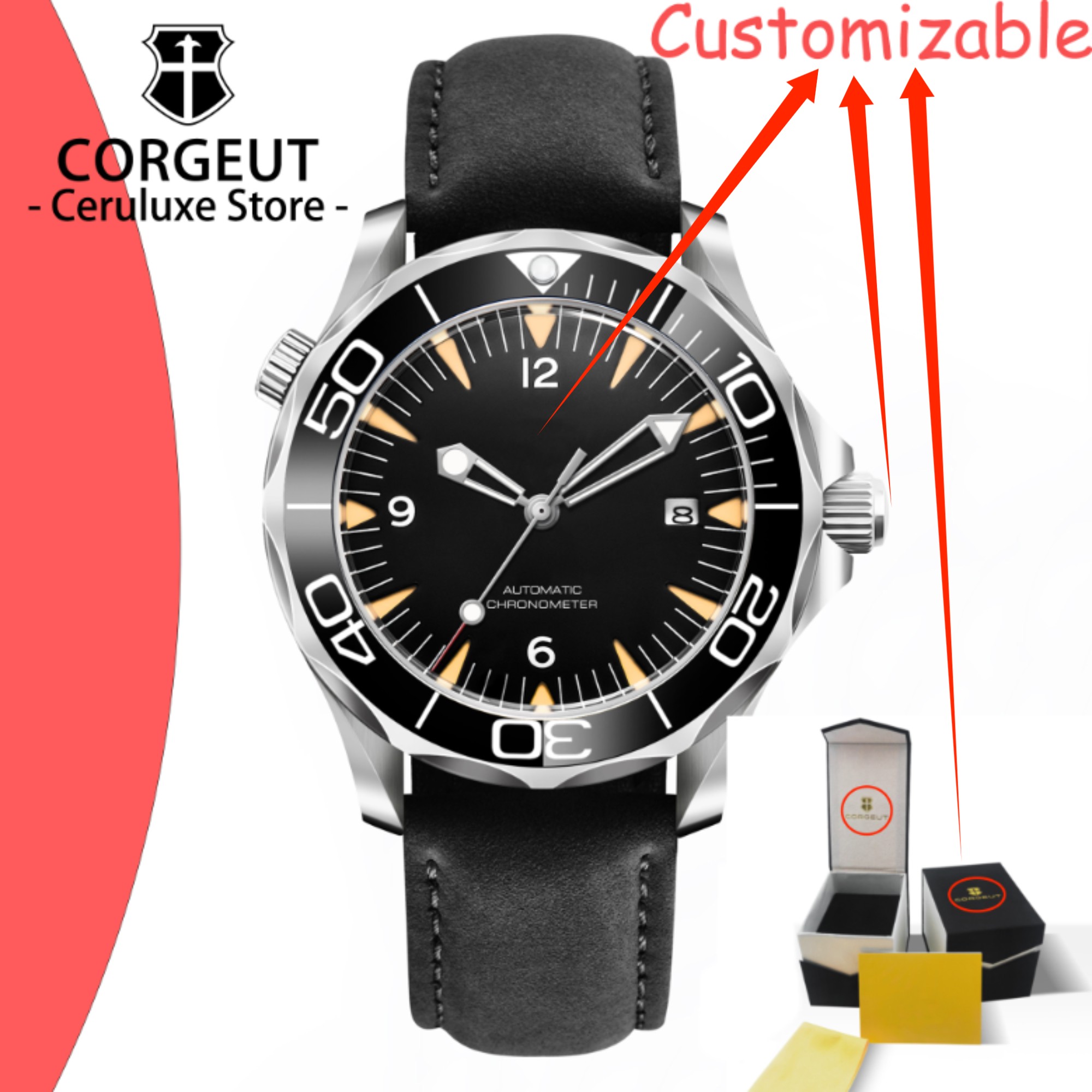 Relojes Mecánicos Automáticos  - Stainless Bracelet Diver reseña y precio